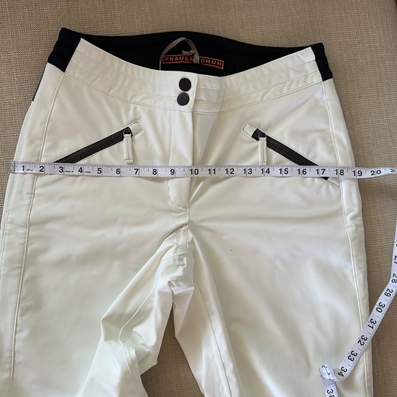 NWT Frauenschuh Amalie White ski pants insulated sz 40/US 10. Frauenschuh size 3 - Picture 10 of 15
